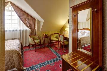 Фото номера Стандартный одноместный номер Отель Hotel Atlas Deluxe г. Львов 2