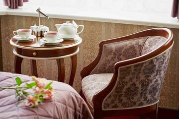 Фото номера Двухместный номер Делюкс с 1 кроватью и балконом Отель Hotel Atlas Deluxe г. Львов 4