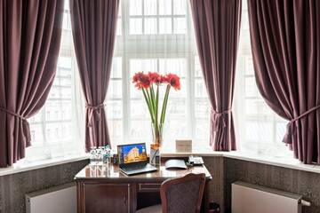 Фото номера Двухместный номер Делюкс с 1 кроватью и балконом Отель Hotel Atlas Deluxe г. Львов 7