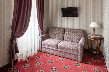 Фото номера Двухместный номер Делюкс с 1 кроватью и балконом Отель Hotel Atlas Deluxe г. Львов 8