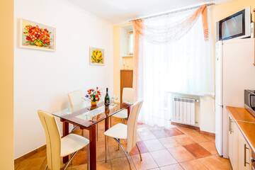 Фото номера Апартаменты с 2 спальнями и панорамным видом Апартаменты Apartment on Arkhipenka with Panorama View г. Львов 22