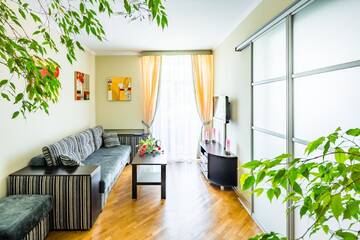 Фото номера Апартаменты с 2 спальнями и панорамным видом Апартаменты Apartment on Arkhipenka with Panorama View г. Львов 7