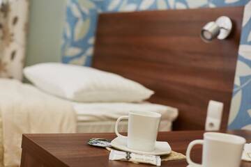 Фото номера Стандартный двухместный номер с 2 отдельными кроватями Отель Three Crowns Hotel г. Львов 4