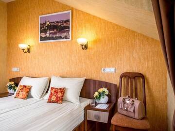 Фото номера Стандартный двухместный номер с 1 кроватью Отель Hotel &amp; SPA Restaurant Pysanka г. Львов 11