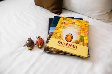 Фото номера Стандартный двухместный номер с 1 кроватью Отель Hotel &amp; SPA Restaurant Pysanka г. Львов 20