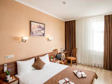 Фото номера Двухместный номер «Комфорт» с 1 кроватью Отель Hotel &amp; SPA Restaurant Pysanka г. Львов 2