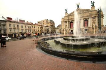 Фото номера Апартаменты с 1 спальней Апартаменты Romantic in Lviv 500m from Opera г. Львов 19