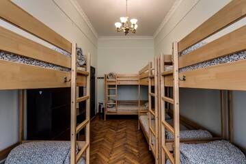 Фото номера Кровать в общем 8-местном номере для мужчин и женщин Хостелы Centrum Hostel г. Львов 4