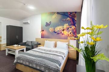 Фото номера Двухместный номер «Комфорт» с 1 кроватью Отель Etude Hotel г. Львов 5