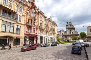Фото номера Апартаменты Апартаменты Apartamenty u Centri Mista г. Львов 47
