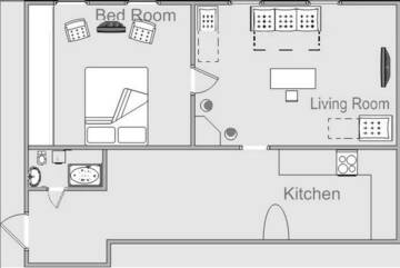 Фото номера Апартаменты с 1 спальней Апартаменты Apartments on Valova 25 г. Львов 25