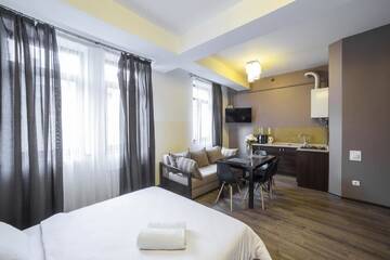 Фото номера Апартаменты-студио Отель Aparthotel Na Mytniy г. Львов 7