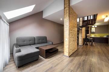 Фото номера Двухуровневые апартаменты Отель Aparthotel Na Mytniy г. Львов 2