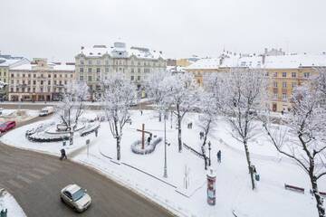 Фото номера Апартаменты с 2 спальнями Апартаменты Centre Apartment on Svobody avenue г. Львов 29