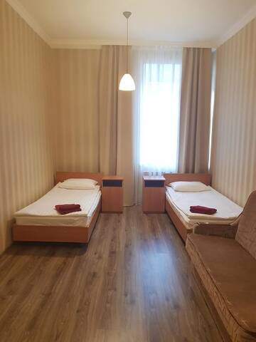 Фото номера Апартаменты эконом-класса с 3 спальнями Отель Apart-Hotel City Center Contrabas г. Львов 7