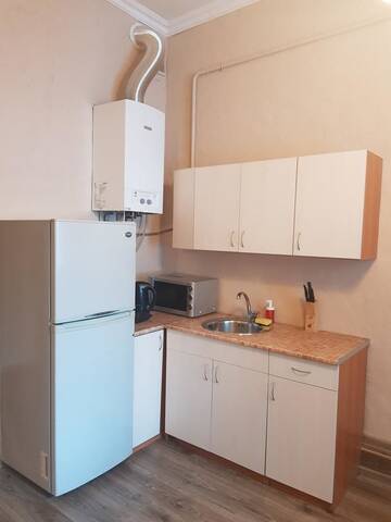 Фото номера Апартаменты эконом-класса с 3 спальнями Отель Apart-Hotel City Center Contrabas г. Львов 9