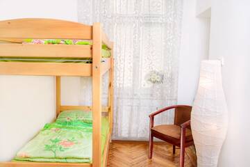 Фото номера Двухместный номер с 1 двухъярусной кроватью и общей ванной комнатой Хостелы Coffee Home Hostel г. Львов 9