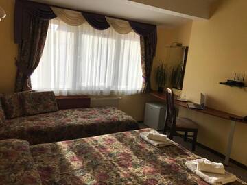 Фото номера Двухместный номер бизнес-класса с 1 кроватью Отель Hotel Leotel г. Львов 4