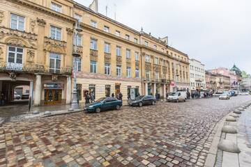 Фото номера Апартаменты с душем Апартаменты Apartment on Svobody 7 г. Львов 28