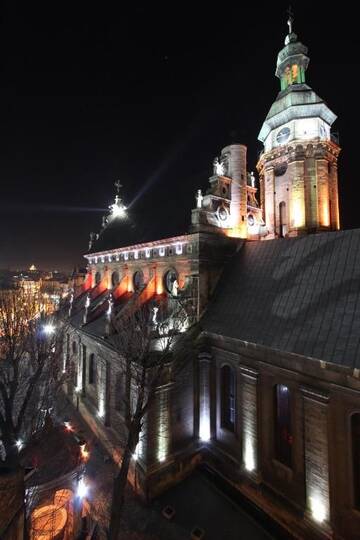 Фото номера Апартаменты с 1 спальней Апартаменты Lviv Amazing Rooftop Apartment г. Львов 74
