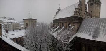 Фото номера Апартаменты с 1 спальней Апартаменты Lviv Amazing Rooftop Apartment г. Львов 28