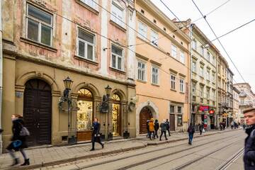 Фото номера Двухуровневые апартаменты Апартаменты 2kh Urovnievyie Apartamenty г. Львов 22