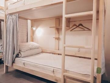 Фото номера Кровать в общем 8-местном номере для мужчин и женщин Хостелы AntiHostel Forrest г. Львов 11