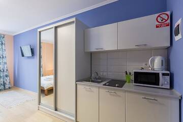 Фото номера Двухместный номер с 1 кроватью Апарт-отели BonApart г. Львов 9