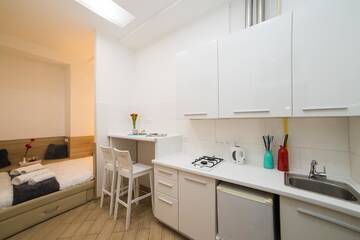 Фото номера Апартаменты-студио Апартаменты Mini Economy apartments in the central part of Lviv- Krekhivska 7 г. Львов 8