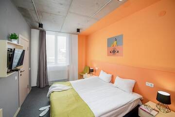 Фото номера Бюджетный двухместный номер с 1 кроватью Отель Jam Hotel Hnatyuka г. Львов 19