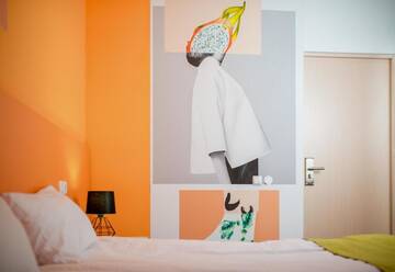 Фото номера Бюджетный двухместный номер с 1 кроватью Отель Jam Hotel Hnatyuka г. Львов 2