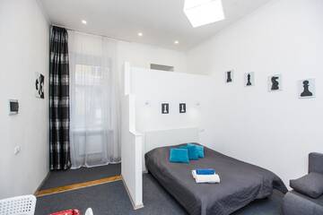 Фото номера Апартаменты - 1-й этаж Апартаменты BV Apartments Black and White г. Львов 3