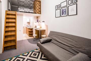 Фото номера Апартаменты - Двухуровневые Апартаменты BV Apartments Black and White г. Львов 8
