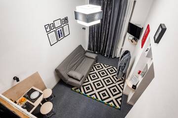 Фото номера Апартаменты - Двухуровневые Апартаменты BV Apartments Black and White г. Львов 15