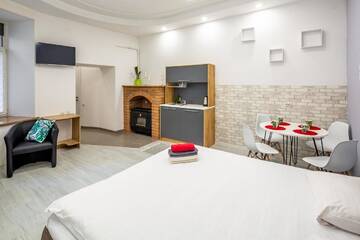 Фото номера Апартаменты-студио Апартаменты BV Apartments Black and White г. Львов 6