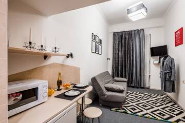 Фото номера Апартаменты - Двухуровневые Апартаменты BV Apartments Black and White г. Львов 19