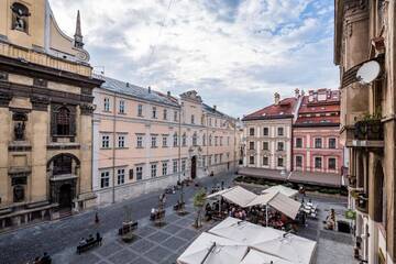 Фото номера Апартаменты Делюкс Апартаменты Arkadija-Rynok Square 30 г. Львов 9