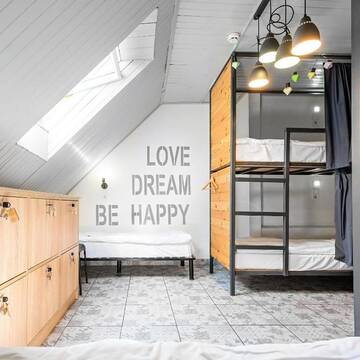 Фото номера Общий шестиместный номер для мужчин и женщин Хостелы Eco Hostel DROVA г. Львов 7