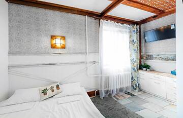 Фото номера Двухместный номер Делюкс с 1 кроватью и душем Хостелы Eco Hostel DROVA г. Львов 5