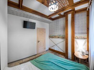 Фото номера Двухместный номер с 1 кроватью и общей ванной комнатой Хостелы Eco Hostel DROVA г. Львов 4