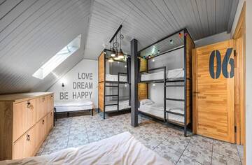 Фото номера Общий шестиместный номер для мужчин и женщин Хостелы Eco Hostel DROVA г. Львов 9
