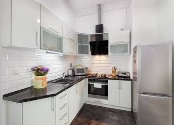 Фото номера Апартаменты с 1 спальней Апартаменты BV Apartments Black&amp;White г. Львов 14