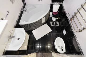 Фото номера Апартаменты с 1 спальней Апартаменты BV Apartments Black&amp;White г. Львов 15
