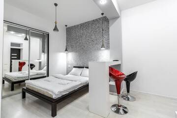 Фото номера Апартаменты с 1 спальней Апартаменты Black and Red squares apartment г. Львов 8