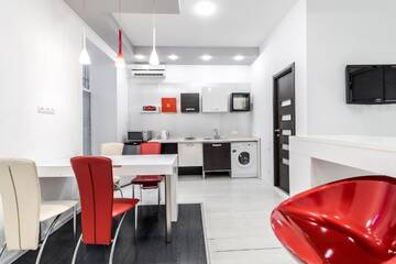 Фото номера Апартаменты с 1 спальней Апартаменты Black and Red squares apartment г. Львов 45