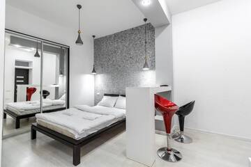 Фото номера Апартаменты с 1 спальней Апартаменты Black and Red squares apartment г. Львов 49