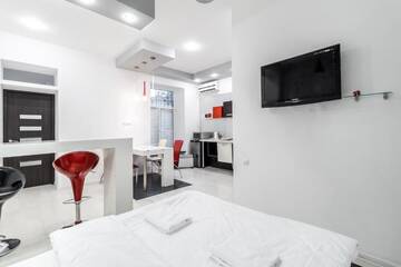 Фото номера Апартаменты с 1 спальней Апартаменты Black and Red squares apartment г. Львов 47