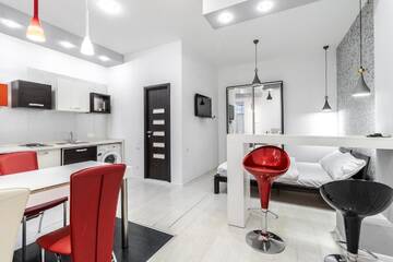 Фото номера Апартаменты с 1 спальней Апартаменты Black and Red squares apartment г. Львов 53