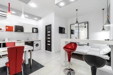 Фото номера Апартаменты с 1 спальней Апартаменты Black and Red squares apartment г. Львов 54