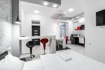 Фото номера Апартаменты с 1 спальней Апартаменты Black and Red squares apartment г. Львов 12